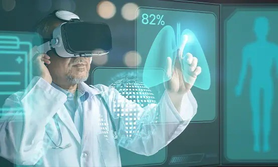 Augmented reality (AR) in surgery with our custom healthcare IoT solutions