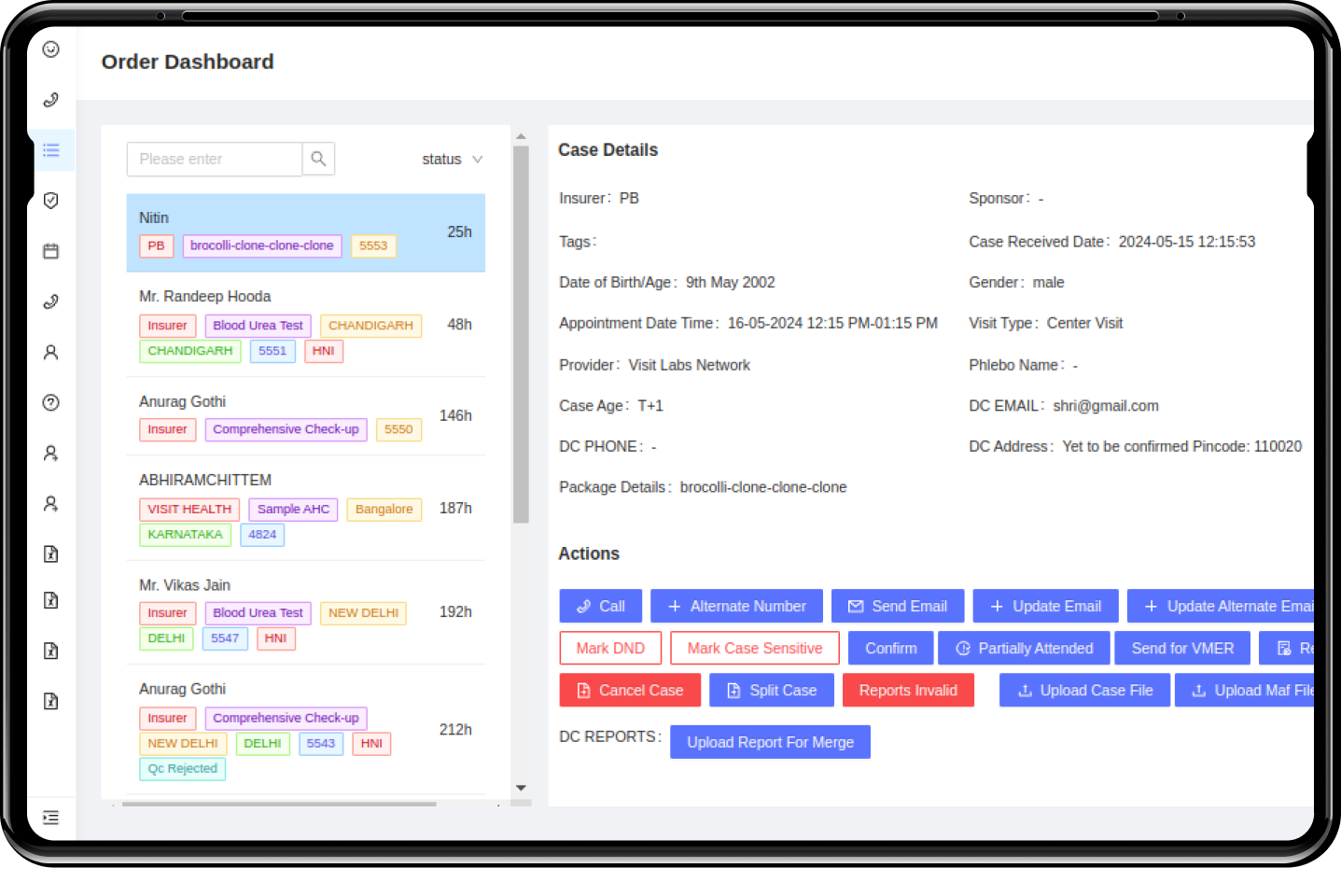 Centralized platform to view and manage all orders