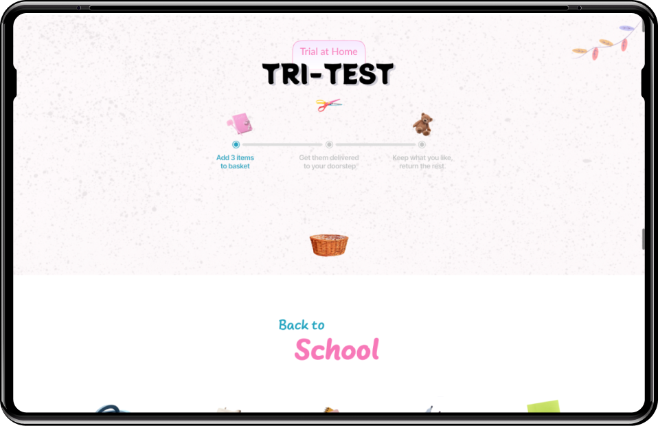 Developed Tri-Test feature