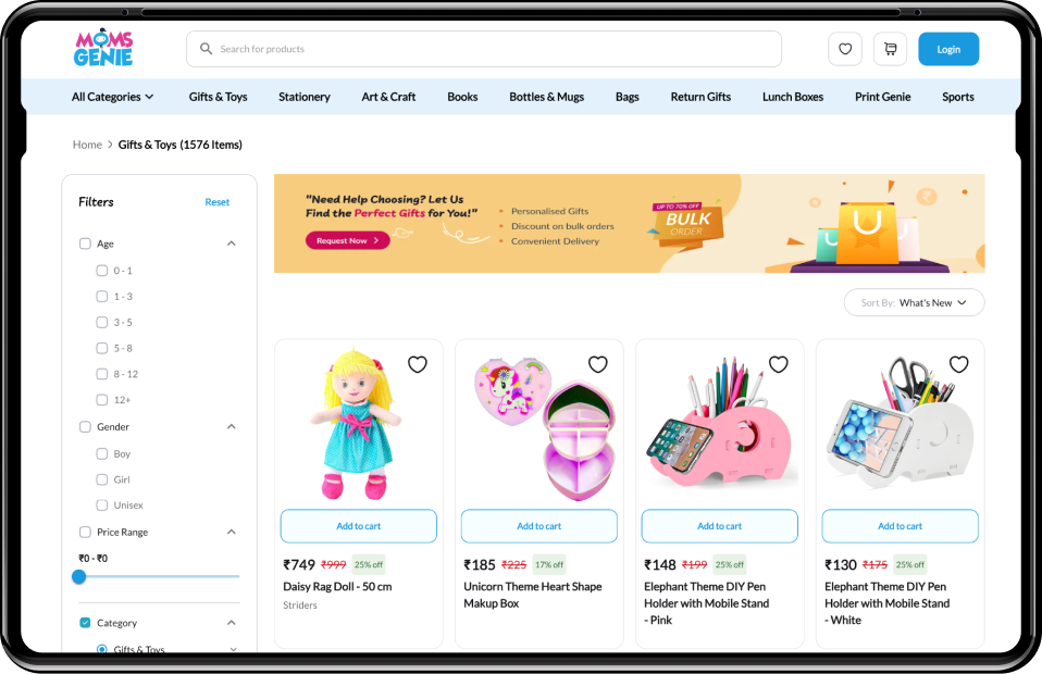 Product catalog management
