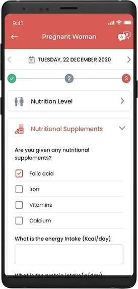Health tracker app for pregnant women