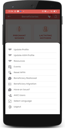 Support system in health tracker app